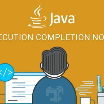 THREAD EXECUTION COMPLETION NOTIFICATION